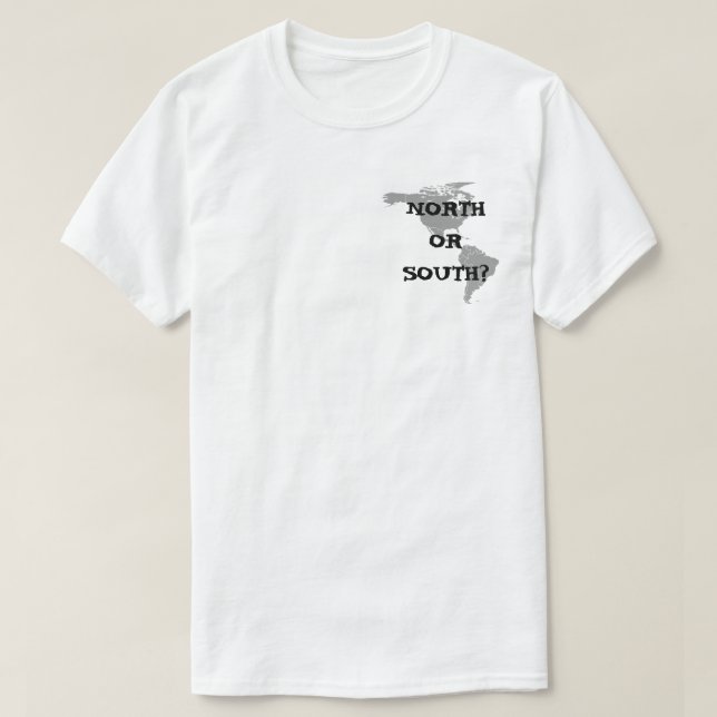 Camiseta Esquina Norte o Sur (Diseño del anverso)