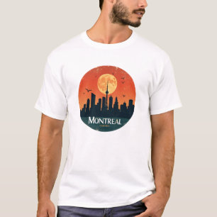 Camiseta Esquina retro vintage de Montreal Canada