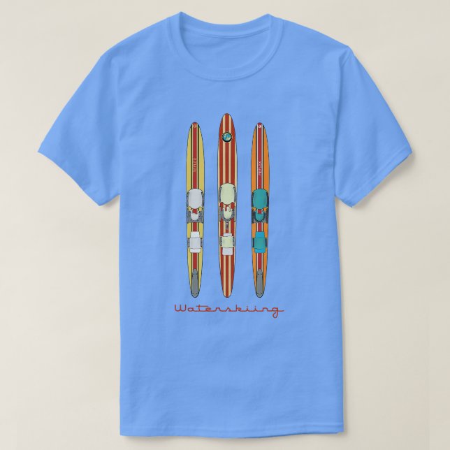 Camiseta Esquinas de agua clásicas antiguas (Diseño del anverso)
