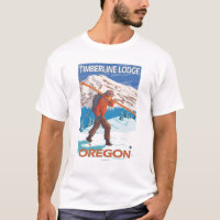 Esquís de la nieve del esquiador que llevan - casa