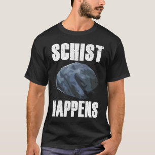 Camiseta esquisto sucede geología geología para arqueólogos
