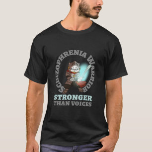 Camiseta Esquizofrenia Guerrero más fuerte que Voces