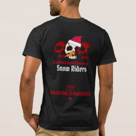 Camiseta esquuletos de catacomberry para SNOW RIDERS Ver2