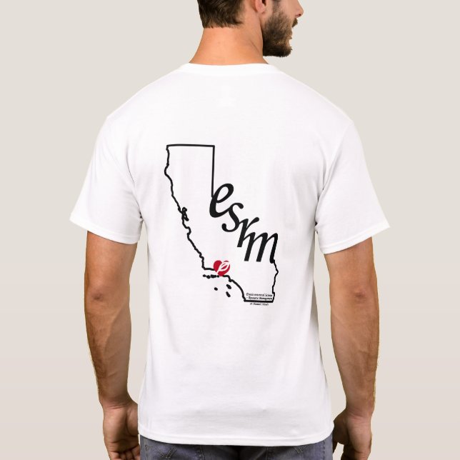 Camiseta ESRM California Heart (Reverso)