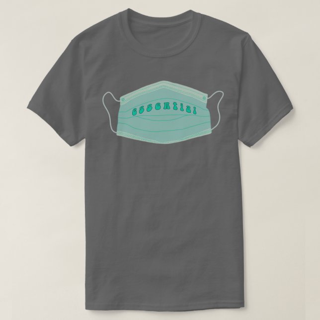 Camiseta essential worker mask sticker (Diseño del anverso)