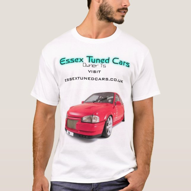 Camiseta Essex adaptó la edición de los coches P (Anverso)