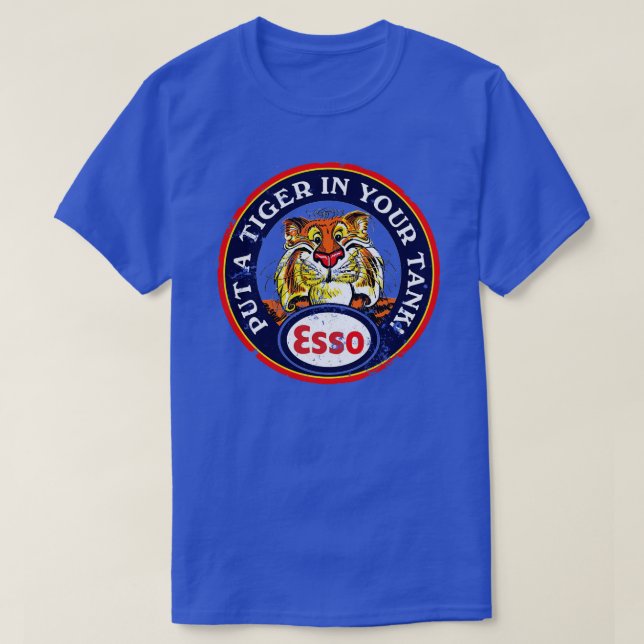 Camiseta Esso Tiger (Diseño del anverso)