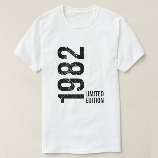 Camiseta Est 1982 Limited Edition 44th Birthday Gifts  (Diseño del anverso)