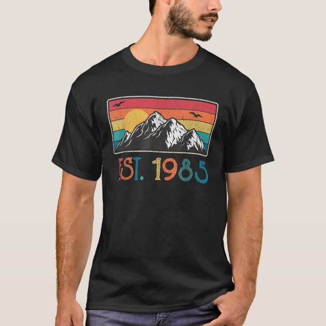 Camiseta Est 1985 40 Años De Ser Increíble Cumpleaños 1985 (Anverso)