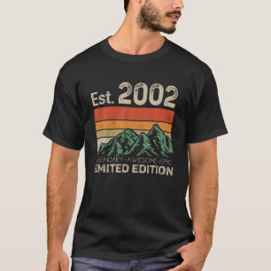 Camiseta Est 2002 Legendary Awesome Epic Limited Edition Mo