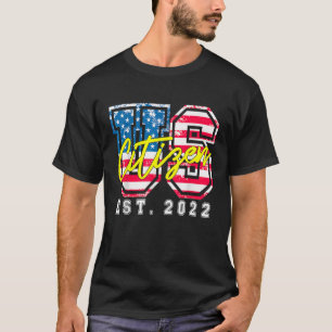 Camiseta Est 2022 Bandera estadounidense Est Estados Unidos
