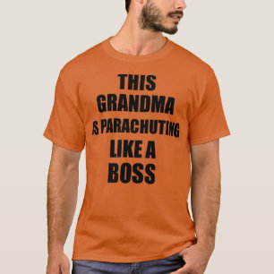 Camiseta Esta Abuela Está Paracaidiando Como Un Gracioso Re