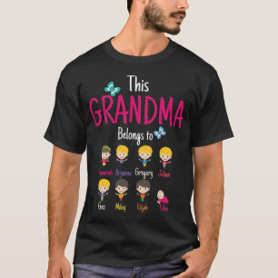 Camiseta Esta abuela pertenece a Aamarah Aryanna Gregory bi