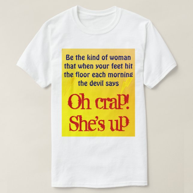 Camiseta Está arriba   (Diseño del anverso)