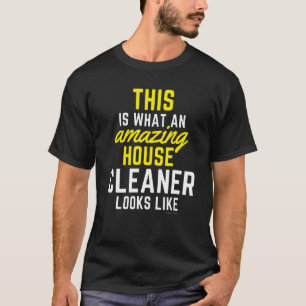 Camiseta Esta asombrosa casa graciosa de limpieza doméstica