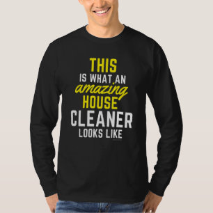 Camiseta Esta asombrosa casa graciosa de limpieza doméstica