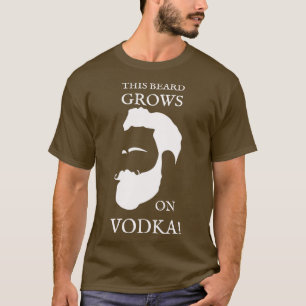 Camiseta Esta Barba Crece En Vodka