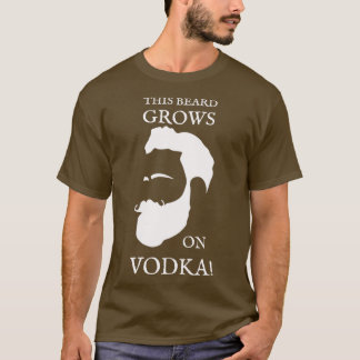 Camiseta Esta Barba Crece En Vodka