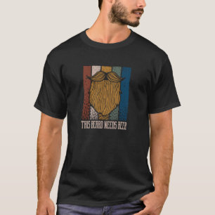 Camiseta Esta Barba Necesita Beer Beer Humor Bebedor