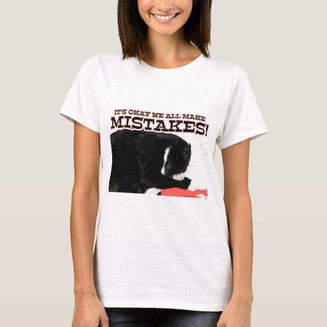 Camiseta Está Bien Cometer Errores En La Cita Motivacional  (Anverso)