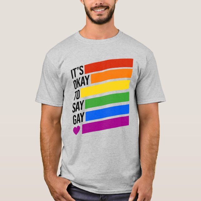 Camiseta Está bien decir gay (Anverso)