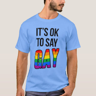 Camiseta Está bien decir gay