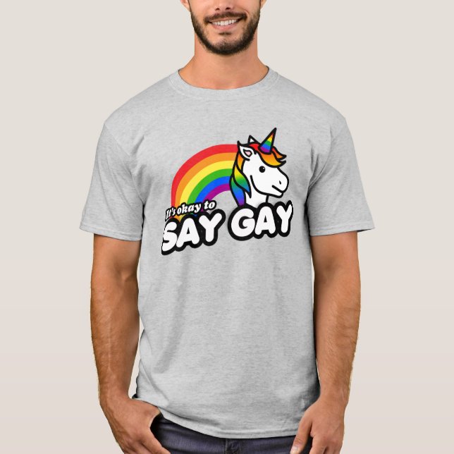 Camiseta Está bien decir gay (Anverso)