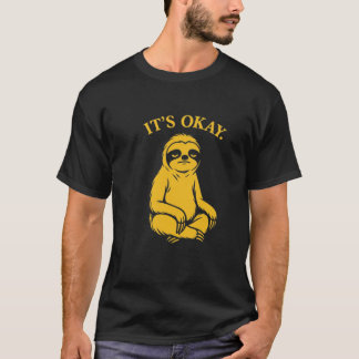 Camiseta Está Bien – Diseño de Declaración Minimalista y Re