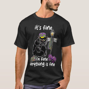 Camiseta Está Bien Estoy Bien Todo Está Bien Mardi Gras Ca