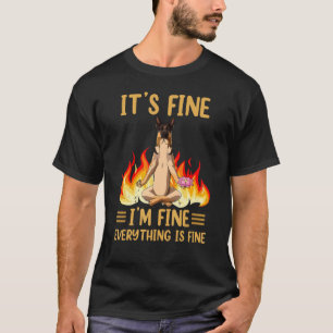 Camiseta Está bien Estoy bien Todo está bien Oveja aleman