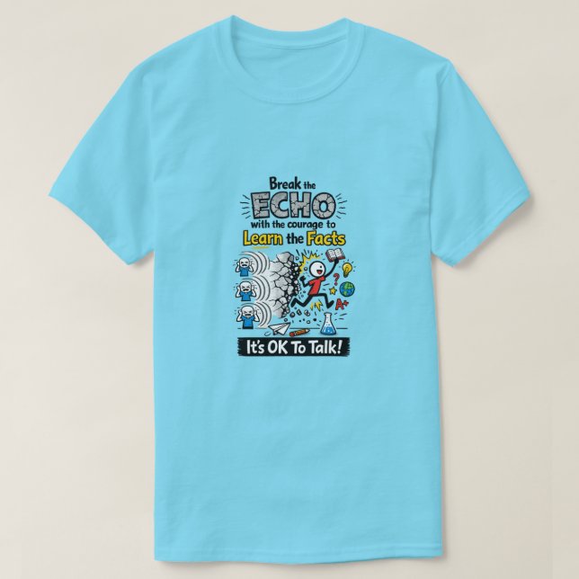 Camiseta Está Bien Hablar (15) (Diseño del anverso)