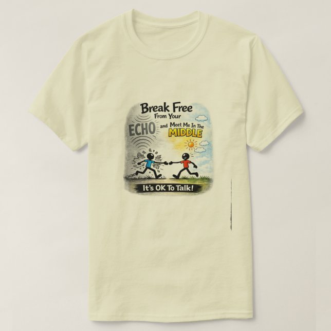 Camiseta Está Bien Hablar (16) (Diseño del anverso)