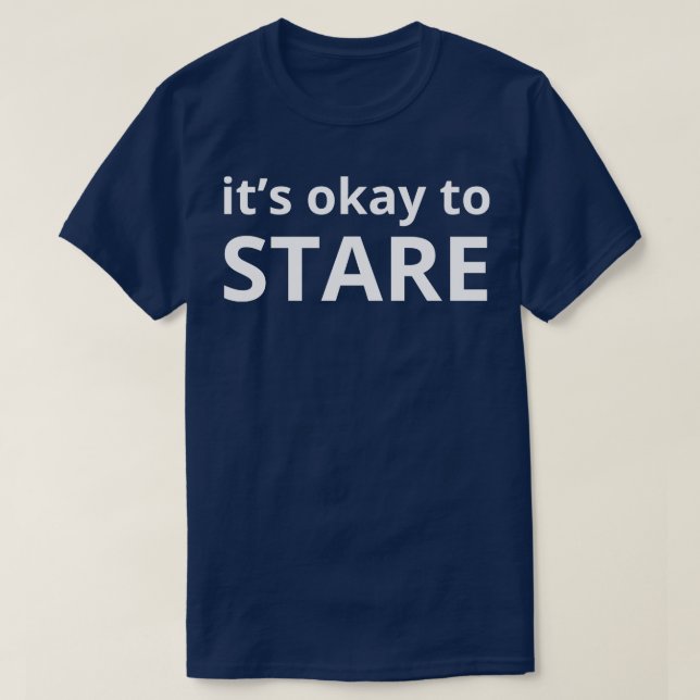 Camiseta está bien mirar (Diseño del anverso)