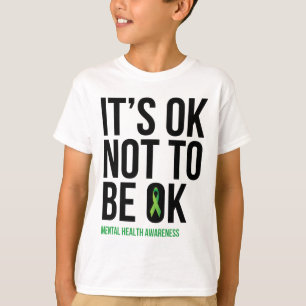 Camiseta Está bien no estar bien - costilla de concientizac