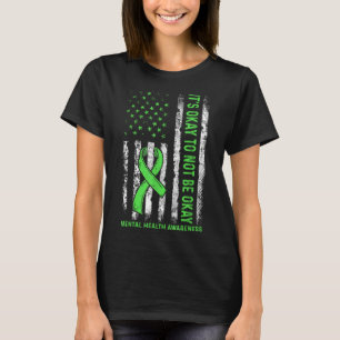 Camiseta Está Bien No Estar Bien La Bandera Estadounidense 
