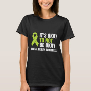 Camiseta Está Bien No Estar Bien La Cinta De Salud Mental