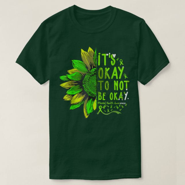 Camiseta Está Bien No Estar Bien La Salud Mental Del Giraso (Diseño del anverso)