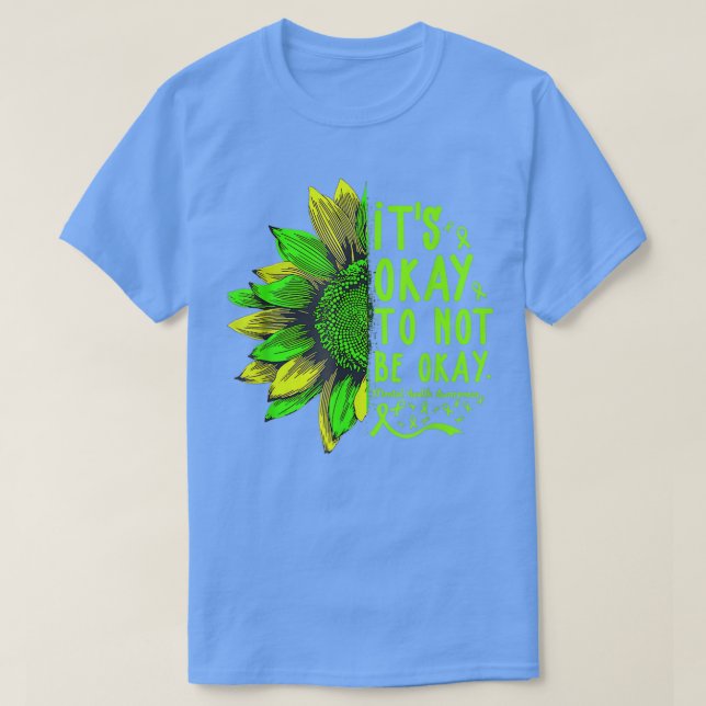 Camiseta Está Bien No Estar Bien La Salud Mental Del Giraso (Diseño del anverso)