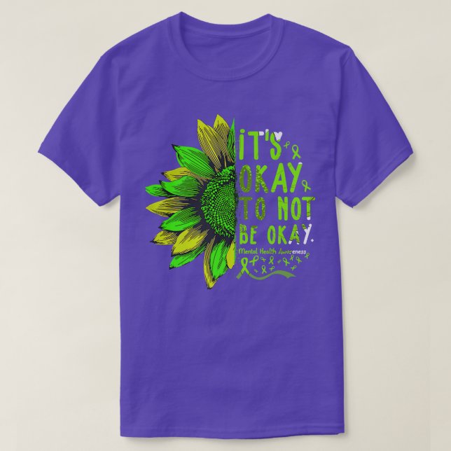 Camiseta Está Bien No Estar Bien La Salud Mental Del Giraso (Diseño del anverso)