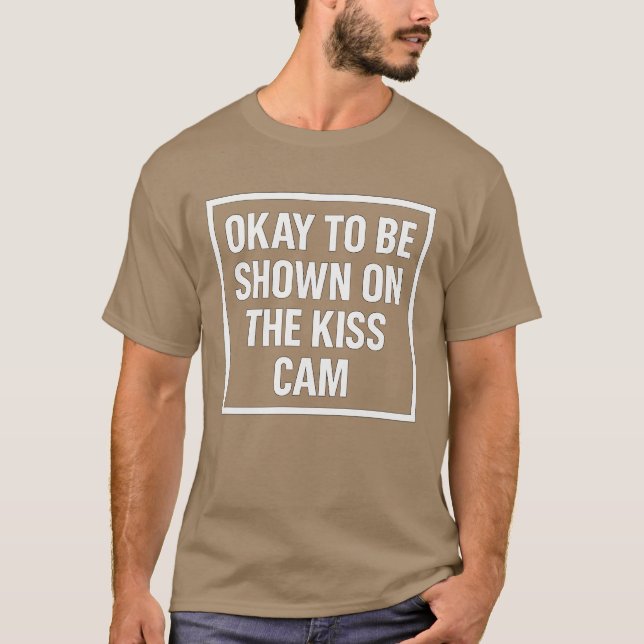 Camiseta Está Bien Que Lo Muestren En La Cam Del Beso (Anverso)
