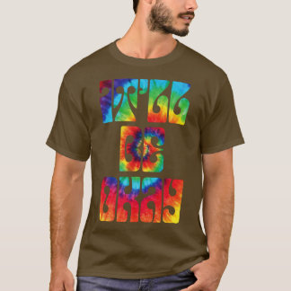 Camiseta Está Bien Retro Tie Dye
