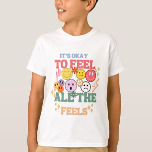 Camiseta Está Bien Sentir Todos Los Sentimientos, Salud Men