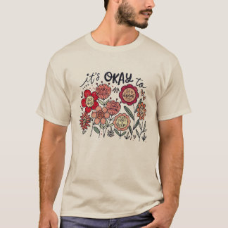 Camiseta Está bien ser boho Conciencia de la Salud Mental F