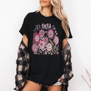 Camiseta Está Bien Ser Boho Floral