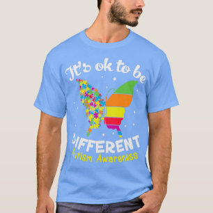 Camiseta Está Bien Ser Conciencia De Autismo Diferente 1