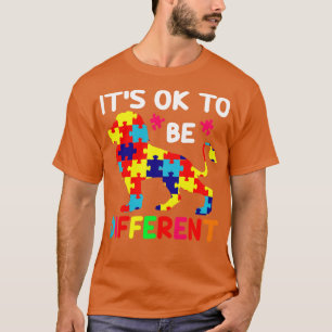 Camiseta Está Bien Ser Conciencia De Autismo Diferente (1)