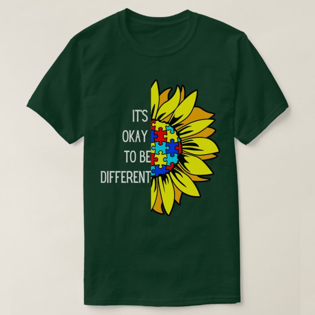 Camiseta Está Bien Ser Diferente (Diseño del anverso)