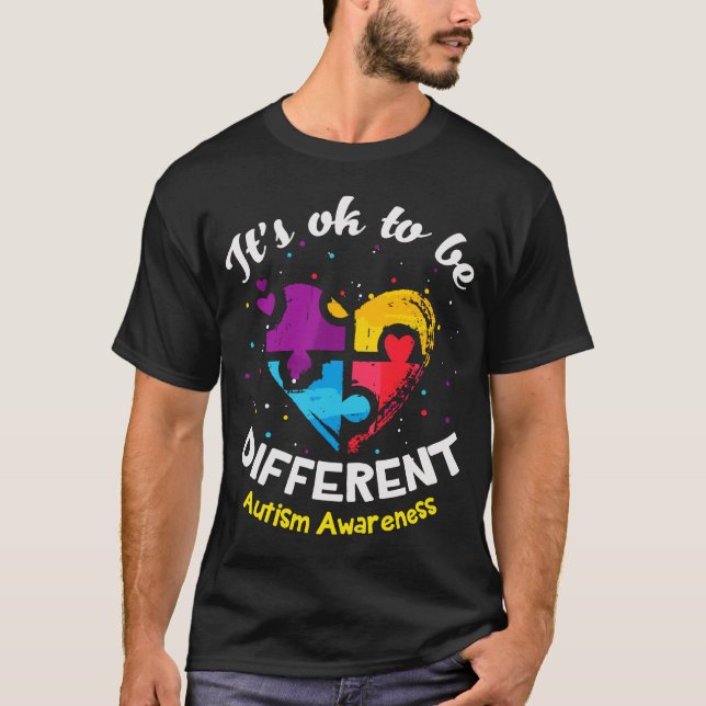 Camiseta Está bien ser diferente (Anverso)