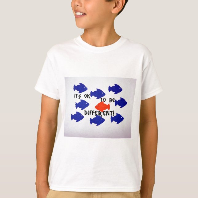 Camiseta ¡Está bien ser diferente! (Anverso)