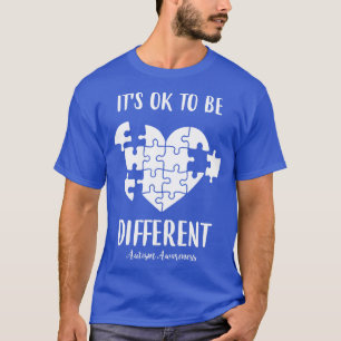 Camiseta Está Bien Ser Diferente Autismo Concienciación Cor